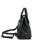 Bayswater Backpack, &pound;380, Handbags, Black, Leather, Side view